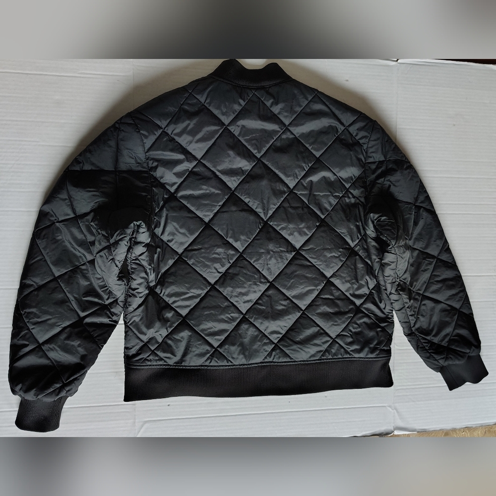 Dickies Diamond Quilted Nylon Jacket Men's Size 2XL Black Zip Front Pockets Line - Picture 10 of 15